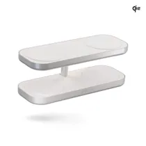 Zens Aluminium Series Quattro Wireless Charger Pro 4 mit Netzteil 65W Qi2 weiß