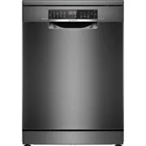 Bosch SMS6ECC12E Serie 6 Freistehender Geschirrspüler EEK A 60cm black inox