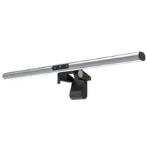 4smarts 2in1 FullHD Webcam, + LightBar Pro Monitorlampe, silber