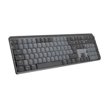 MX Mechanical Grafit, Linear-Switches (Leise), DE-Layout (Qwertz), Logi Bolt Adapter, Bluetooth, USB-C, Unterstützt von Logi Options+