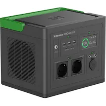 Schneider Electric OffGrid 500 Portable Power Station - 500-1000W Nennleistung, 517Wh, 2x AC, 3x USB-A, 2x USB-C, 5,5kg