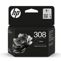 HP Original 308 Druckerpatrone Schwarz  (7FP21UE) für ca. 160 Seiten Instant Ink