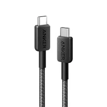 Anker 322 USB-C auf USB-C Kabel 60W 180cm geflochten schwarz