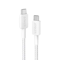 Anker 322 USB-C auf USB-C Kabel 60W 180cm geflochten weiß