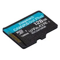 Kingston Canvas Go! Plus Gen4 128GB microSDXC Speicherkarte (200 MB/s, A2 U3) mit Adapter