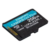 Kingston Canvas Go! Plus Gen4 256GB microSDXC Speicherkarte (200 MB/s, A2 U3) mit Adapter