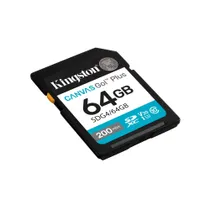 Kingston Canvas Go! Plus Gen4 64GB SDXC Speicherkarte (200 MB/s, C10 UHS-I U3 V30)