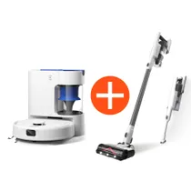 ECOVACS N20e Plus Saugroboter mit Wischfunktion + TINECO A30S PLUS Akku Stielstaubsauger