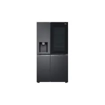 LG GSXB90MCDE InstaView Side-by-Side mit Crushed Ice Edelstahl Dark Inox Look
