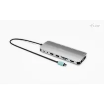 i-tec USB-C 4K Metal Nano Dock - 2x HDMI, 4x USB-C (10Gbps), 1x USB-A (10Gbps), 2x USB-A 2.0, Audio, SD/TF, LAN 1 Gbps, PD 3.1 (140W) inkl. Netzteil