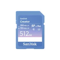 SanDisk Creator 512GB SD-UHS-II-Karte Speicherkarte bis zu 280 MB/s