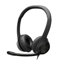 Logitech H390 Stereo USB-C Headset - Mit verbesserter digitaler Klangübertragung und integrierten Bedienelementen