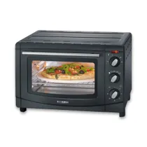 Severin TO 2068 Back und Toastofen mit Umluftfunktion 1500W schwarz