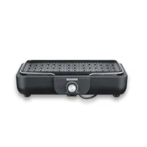Severin PG 8556 Tischgrill mit Grillplatte 2300W schwarz