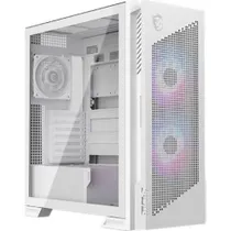 MSI MPG VELOX 300R Airflow PZ Midi Tower Gaming Gehäuse, Seitenfenster, Weiß
