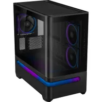 ASUS Prime AP202 mATX Gaming Gehäuse mit Seitenfenster schwarz