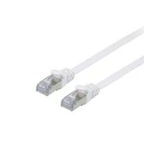 EQUIP 607612 Cat.6 U/FTP Flat Patchkabel, 3m , Weiß