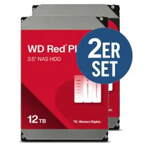 Red Plus 2er Set WD120EFGX - 12 TB 7200 rpm 512 MB 3,5 Zoll SATA 6 Gbit/s CMR