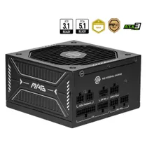 MSI MAG A650GLS PCIE5 650 Watt ATX 3.1 PCIe 5.1 80+ Gold Netzteil 135mm Lüfter