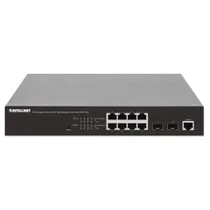 Intellinet 8-Port Gigabit Ethernet PoE+ Web-Managed Switch mit 2 SFP-Ports