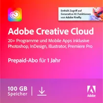 Adobe Creative Cloud All Apps | Download & Produktschlüssel | inkl. Norton-Virenschutz