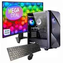 Hyrican Megadeal Gamemax Striker SET2601 7587 R7-5700X 32GB/1TB SSD RTX5060 Win11 + MSI MAG 32C6 32" LED-Monitor