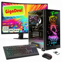 Hyrican Gigadeal Gamemax Rockstar SET2561 7478 R7-5700X 32GB/1TB SSD RTX5060 Ti Win11 + Gigabyte GS32QC 32" LED-Monitor