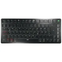 Cherry KW X ULP 2.0 Mini Schwarz | MX Ultra Low Profile Tastatur, 2.4Ghz, Bluetooth, USB-C