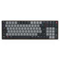 Cherry KW 550 MX LP Tastatur kabellos / kabelgebunden (Bluetooth), Mechanisch, Schwarz