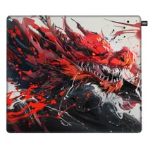 Cherry XTRFY GP6 Hydrus Red Gaming Mousepad | 460 x 400 mm, Stoff, Rutschfeste Gummiunterseite