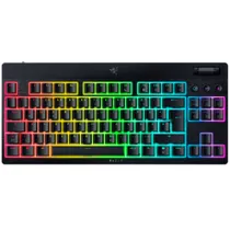 RAZER BlackWidow V4 Low Profile TKL HyperSpeed - Mechanische Low Profile Orange-Tactile-Switches, 2.4Ghz, Bluetooth, USB-C