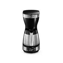 DeLonghi ICM 16731 Filterkaffeemaschine Display Edelstahl Thermokanne