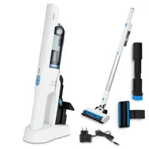 MEDION P200 Akku-Stielstaubsauger mit 20 kPA Saugleistung weiß