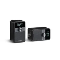 Sangean DDR-8 Portables DAB-Radio Echtholz-Gehäuse Mitternachtseiche