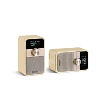 Sangean DDR-8 Portables DAB-Radio Echtholz-Gehäuse Weiße Esche