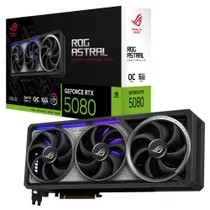 ASUS ROG ASTRAL GeForce RTX 5080 OC ROG-ASTRAL-RTX5080-O16G-GAMING Grafikkarte 16GB GDDR7, 2xHDMI, 3xDP