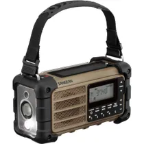 Sangean MMR-99 AM/FM Portables Notfall-Radio Wüstenbräune