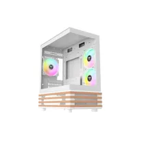 THERMALTAKE View 170 WS ARGB Mini Tower ATX Gehäuse snow white