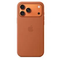 Apple Silicone Case mit MagSafe für iPhone 17 Pro Max Terracotta