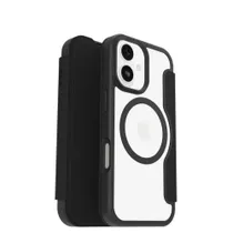 OtterBox React Folio MagSafe Apple iPhone 17 Black Crystal - clear/black