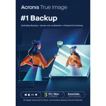 Acronis True Image Essentials Subscription 3 Computer - 1 Jahr Subscription