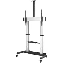 StarTech TV-Wagen - Fernsehständer mit Rollen für 60-100 Zoll-Displays (100kg)