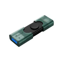 Kingston 256 GB DataTraveler DuoG2 3.2 Gen1 USB-Stick Schwarz/Grün