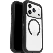 OtterBox React Folio MagSafe Apple iPhone 17 Pro Black Crystal - clear/black