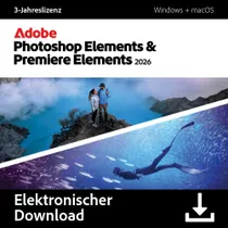 Adobe Photoshop & Premiere Elements 2026  Download-Code