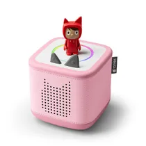 Tonies Toniebox 2 kabelloser Lautsprecher für Kinder pink inkl. Kreativ Tonie