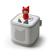 Tonies Toniebox 2 kabelloser Lautsprecher für Kinder grau inkl. Kreativ Tonie