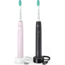 Philips HX3675/15 Sonicare 3100 rosa/schwarz + 2. Handstück