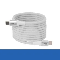 Club 3D CAC-3032 USB-C® Magnetisches Kabel 240W PD3.1 2m weiß