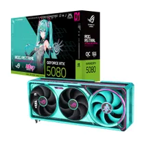 ASUS ROG Astral GeForce RTX5080 16GB OC HATSUNE MIKU EDITION RTX5080-O16G-HATSUNE-MIKU-EDITION Grafikkarte 2xHDMI, 3xDP